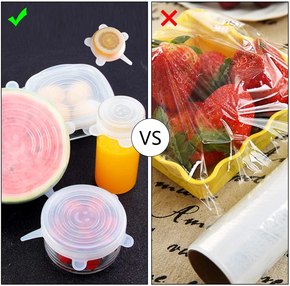 Household-Kingdom hk123mart.com-Food Wrap Covers Silicone Cover