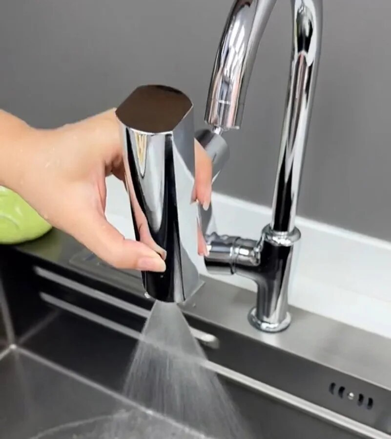 Household-Kingdom hk123mart.com-Waterfall Spray Head Kitchen Faucet