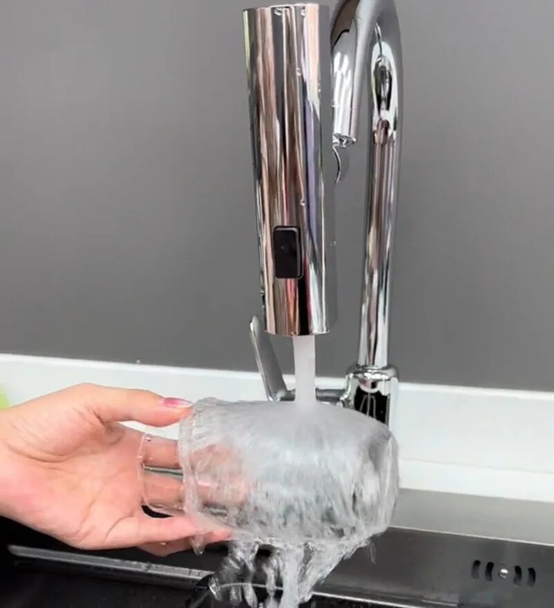 Household-Kingdom hk123mart.com-Waterfall Spray Head Kitchen Faucet