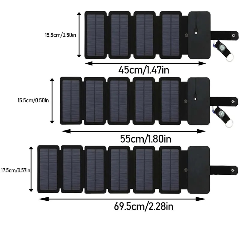 Household-Kingdom hk123mart.com-Portable Solar Charging Panel