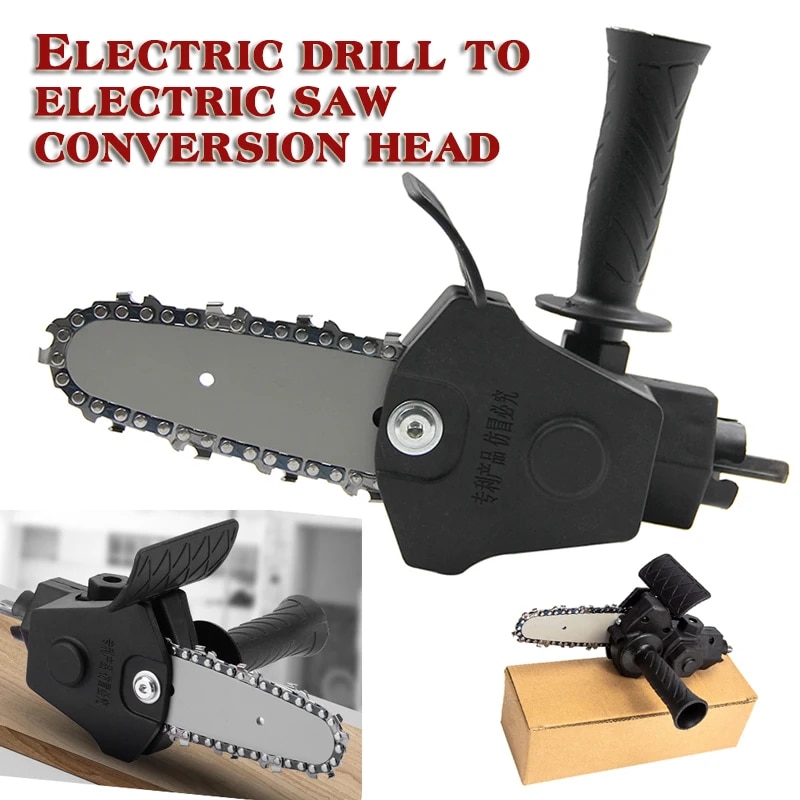 Household-Kingdom hk123mart.com-Mini Drill To Chainsaw Converter
