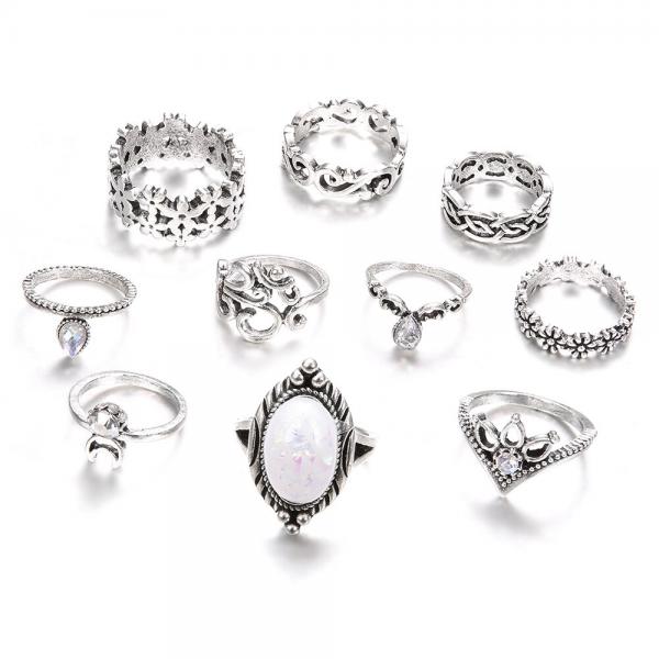 10-Pcs-Set-Vintage-Lotus-Crown-Opal-Ring-Set-for-Women-Crystal-Handmade-Leaf-Heart-Sun (1)