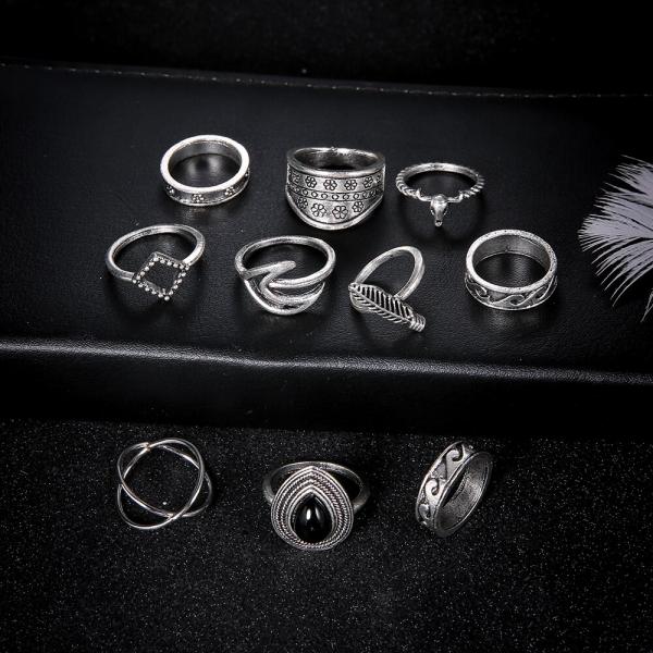 10-unids-set-moda-palo-negro-Knuckle-anillos-Set-para-mujer-Vintage-Midi-anillo-de-dedo (4)