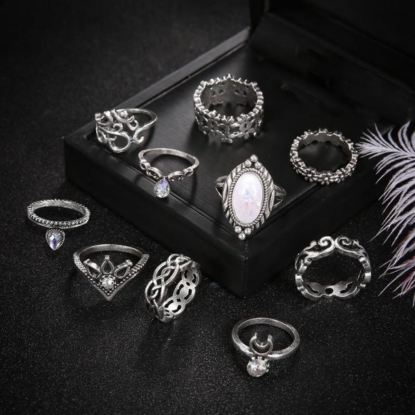 10-Pcs-Set-Vintage-Lotus-Crown-Opal-Ring-Set-for-Women-Crystal-Handmade-Leaf-Heart-Sun (2)